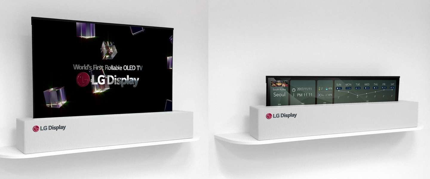 LG, Worlds first rollable OLED TV